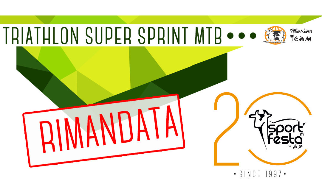 TRIATHLON SUPER SPRINT – RIMANDATA CAUSA MALTEMPO