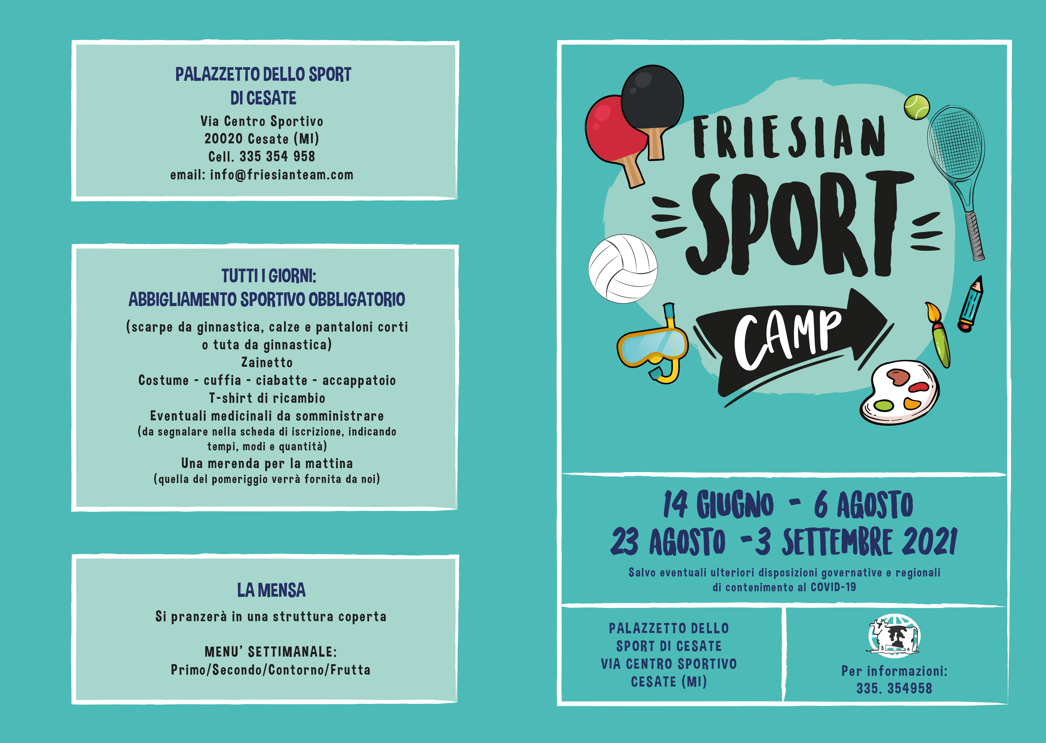 Volantino Friesian Sport Camp 2021_def