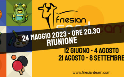 RIUNIONE – FRIESIAN SPORT CAMP