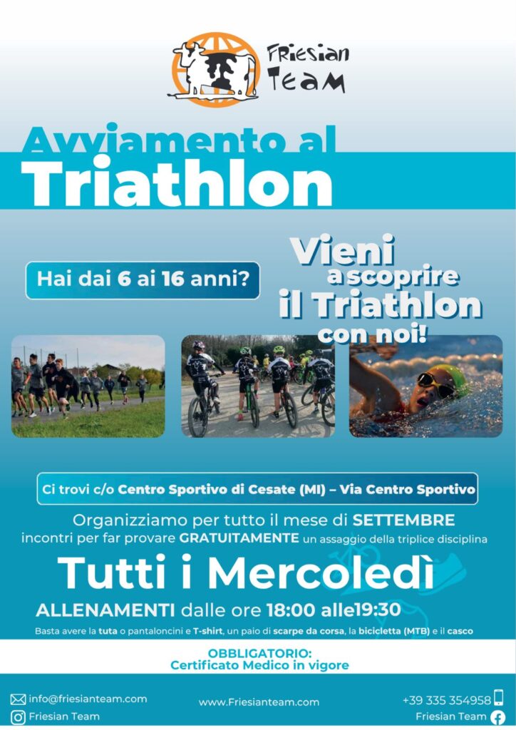 Avviamento al triahtlon